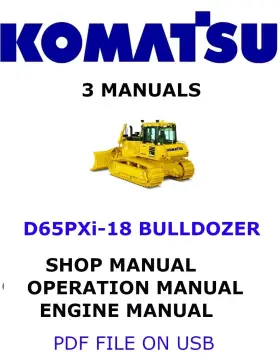 D65PXI-18 KOMATSU Bulldozer Owners Service Engine Repair Pdf
