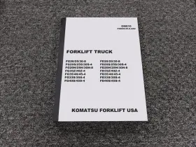 FD20H-8 KOMATSU Forklift Operator Manual