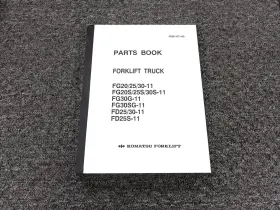 FD25S-11 KOMATSU Forklift Lift Catalog Manual