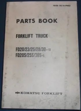FD30S-5 KOMATSU Forklift Manual
