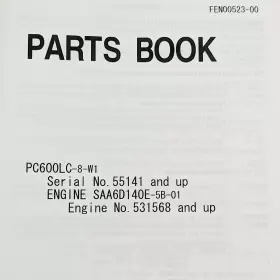 FEN00523-00 KOMATSU Galeo Hydraulic Excavator Book Up #2