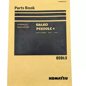 FEN00523-00 KOMATSU Galeo Hydraulic Excavator Book Up