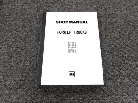 FG30S-2 KOMATSU Forklift Service Repair Manual