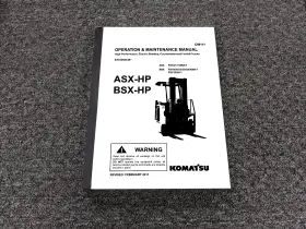 FS28SH-1 KOMATSU Asx Forklift Operator Manual