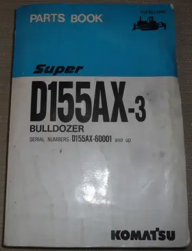 PEPB013900 KOMATSU Crawler Tractor Book Manual