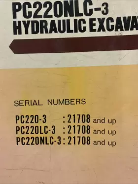 PEPB02060303 KOMATSU Excavator Book Manual #2