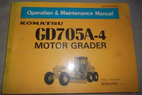 SEAM0234US00 KOMATSU Motor Grader Operation Manual Book