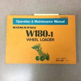 SEAM388A00 KOMATSU Operation Manual Wheel Loader Operator