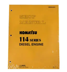 SEBD024603 KOMATSU Diesel Engine Repair Service Manual