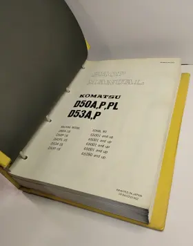 SEBM130C002 KOMATSU Pl Service Repair Manual Bulldozer