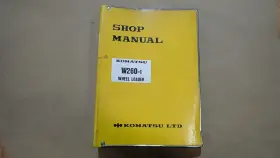 W260-1 KOMATSU Wheel Loader Manual Binder