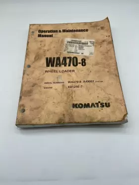 WA380-8 KOMATSU Wheel Loader Service Repair Manual Up