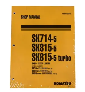 WEBD005600 KOMATSU Turbo Repair Service Manual
