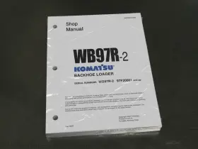 WEBM001000 KOMATSU Backhoe Loader Service Manual Repair Book