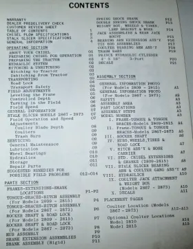 2873 KRAUSE Chisel Plow Owners Operators Manual Up #3