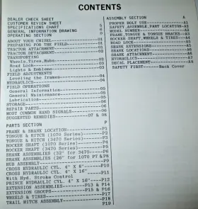 3473 KRAUSE Chisel Plow Owners Operators Manual #2
