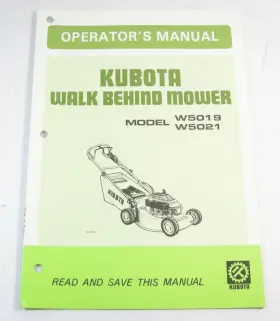 07909-60617-0 KUBOTA Walk Lawn Mower Service Repair Manual