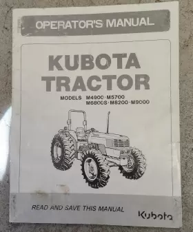 3A211-9971-1 KUBOTA Operators Manual