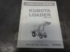 80F001 KUBOTA Loader Operators Manual