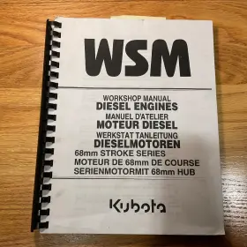 97897-0116A KUBOTA Diesel Engine Service Workshop Repair