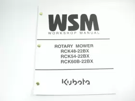97897-17060 KUBOTA Rotary Mower Service Manual