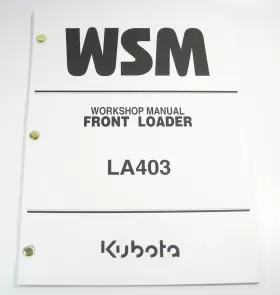 97897-17250 KUBOTA Front Loader Tractor Workshop Service
