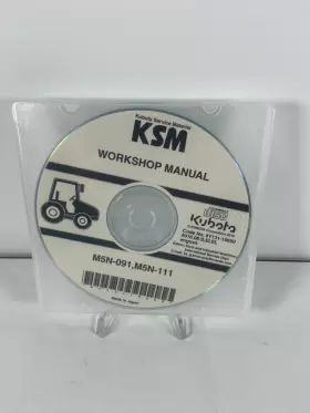 9Y13106023 KUBOTA Tractor Workshop Manual Cd