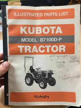 B7100D-P KUBOTA Tractor Catalog Manual