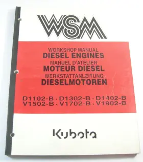 97897-00692 KUBOTA CONSTRUCTION EQUIPMEMNT Engine Service