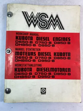 07909-70076-1 KUBOTA CONSTRUCTION EQUIPMENT Engine Service