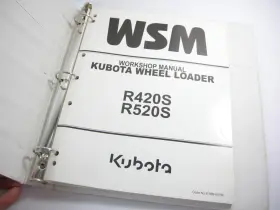97899-60780 KUBOTA CONSTRUCTION EQUIPMENT Wheel Loader Repair