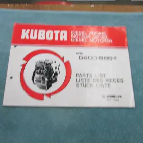 D600-BBS-1 KUBOTA Diesel Engine Manual