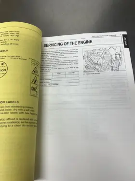 DG972-E KUBOTA Natural Gas Engine Operators Manual #3