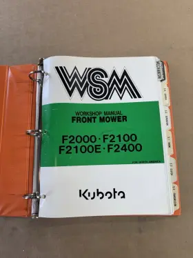 F2100E-F2400 KUBOTA Wsm Front Mower Service Manual #2