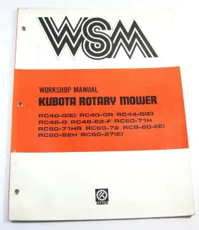 07909-70703 KUBOTA FARM ACRICULTURE EQUIPMENT Rotary Mower