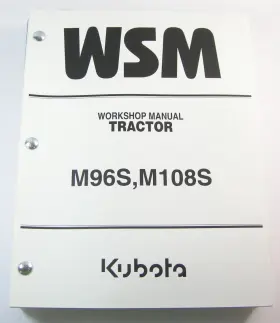 9Y121-00320 KUBOTA FARM AGRICULTURE EQUIPMENT Tractor Service