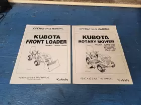 K5381-7111-5 KUBOTA Rotary Mower Operators Manual Loader
