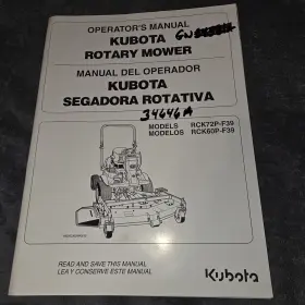 K5684-71113 KUBOTA Rotary Mower Operators Manual