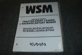LA240A KUBOTA Tractor Loader Backhoe Mower Service Manual Xz