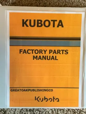 M4N-071 KUBOTA Master Operator Manuals Printed Binder