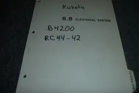 RC44-42 KUBOTA Tractor Rear Mower Deck Electrical Wiring Xz