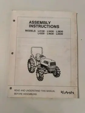 TD060-1981-2 KUBOTA Tractor Manual Book