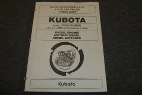 V2203-B-GEHL KUBOTA Engine Skid Steer Loader Catalog Manual