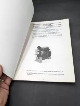 V4300-B KUBOTA Wsm Workshop Manual #3