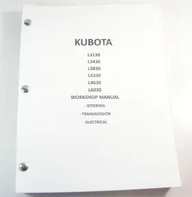 W1012726 KUBOTA Tractor Steering Service Repair Manual