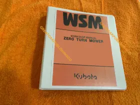 ZZD221 KUBOTA Turn Mower Workshop Service Repair Manual