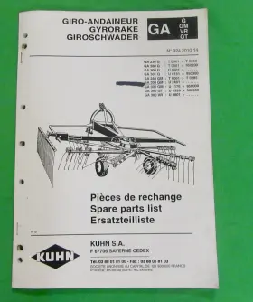 924-2010-14 KUHN Gyrorake Gt Gm