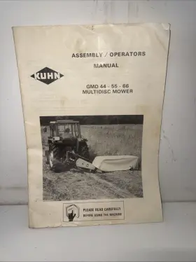 GMD66 KUHN Multidisc Mower Operators Manual
