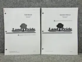DM3507 LAND PRIDE Disc Mower Operators Manual Set