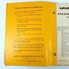 C314 LAPLANT CHOATE Catalog Cable Scraper Receipt Letterhead #3